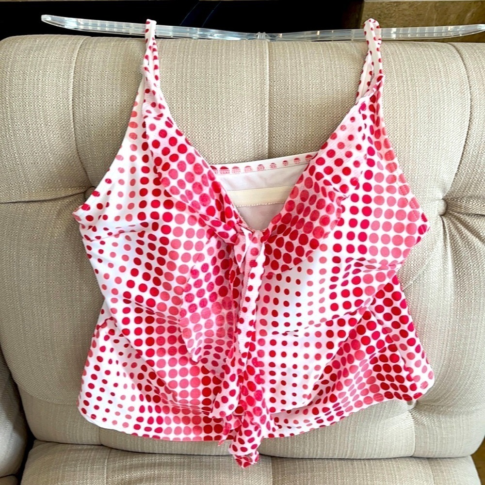 Spiegel Polkadot Tankini Top Size 8